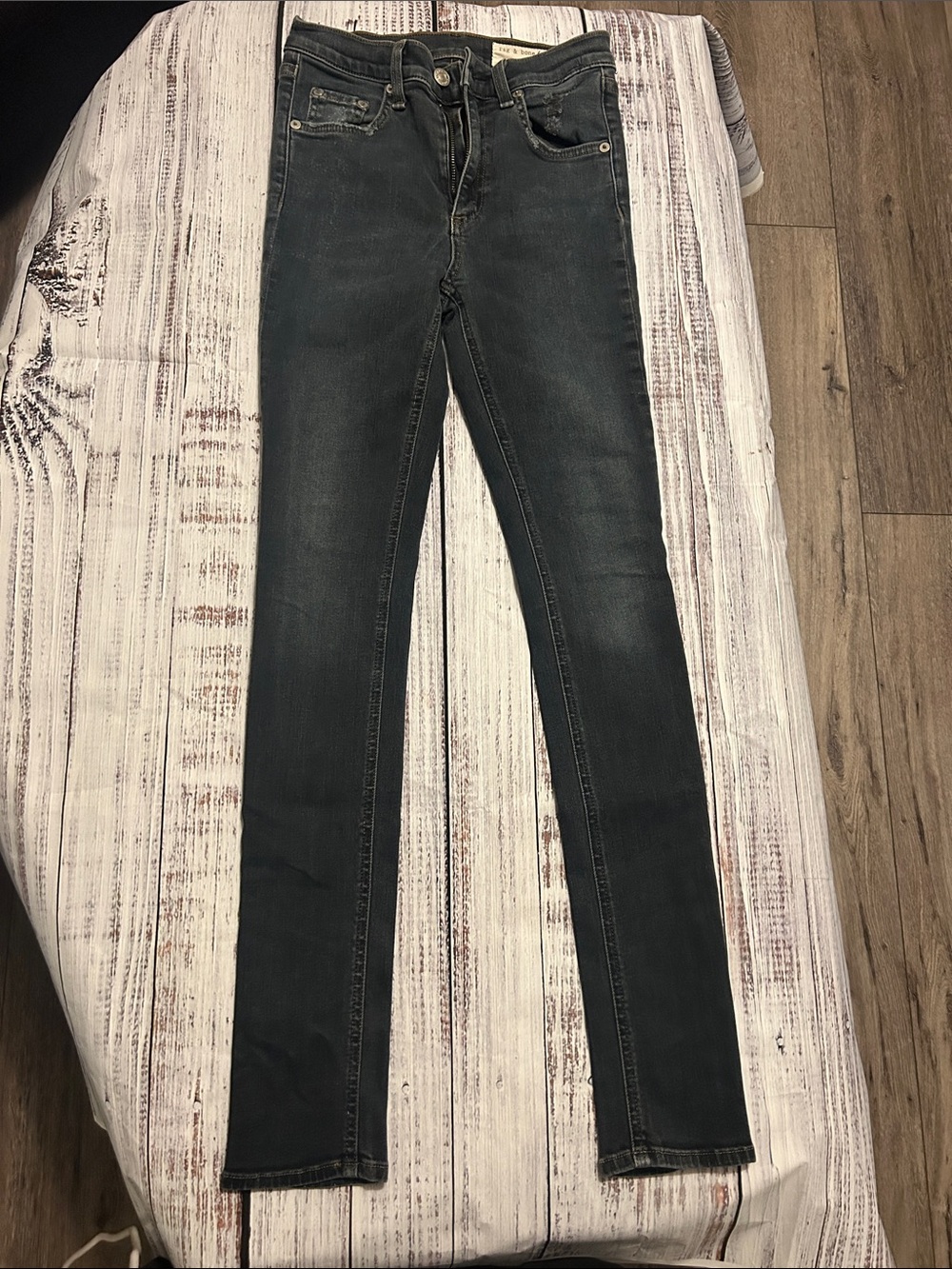 rag & bone Charcoal Skinny Jeans
